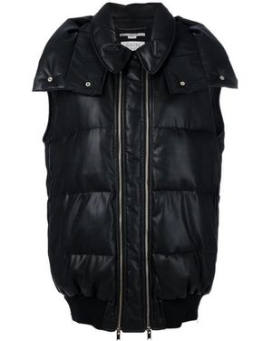 Stella McCartney Hooded Sleeveless Down Jacket - Black