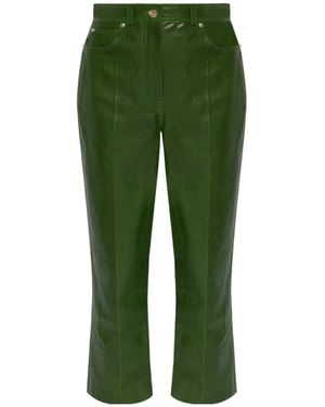 Ferragamo Logo Casual Pants - Green