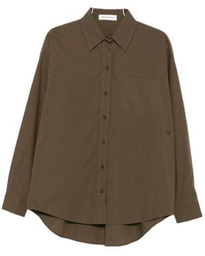 Frankie Shop Long Sleeve Shirt - Brown