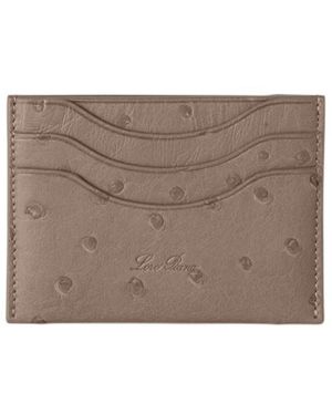 Loro Piana Logo Card Holder - Grey