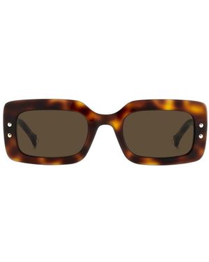 Carolina Herrera Rectangular Frame Full Rim Sunglasses - Multicolour