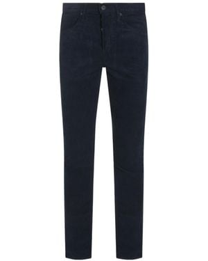 Tom Ford Mid-Rise Slim-Fit Jeans - Blue