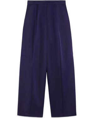 Sportmax Paneled Pants - Blue