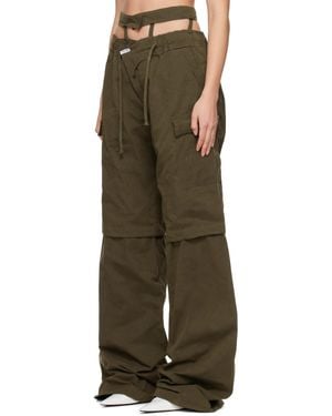 OTTOLINGER Baggy Cargo Pants - Green