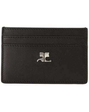 Courreges Courrèges Logo Card Wallet - Black