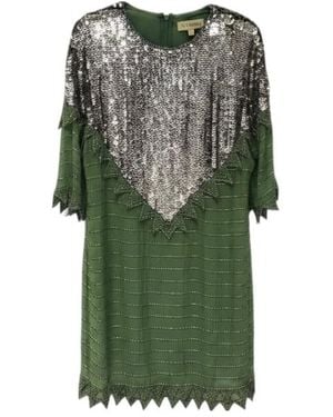 Valentino Round Neck Dress - Green