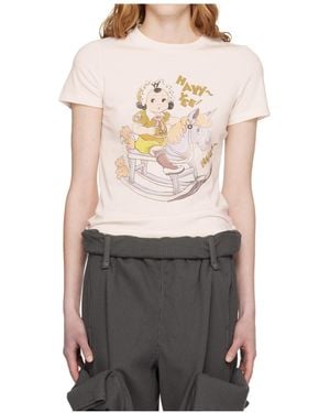 OPEN YY Crew Neck T-Shirt - Grey