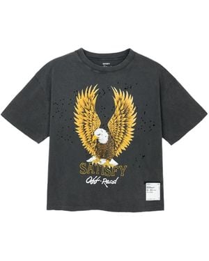 Satisfy Mothtech Eagle Graphic T-Shirt - Blue