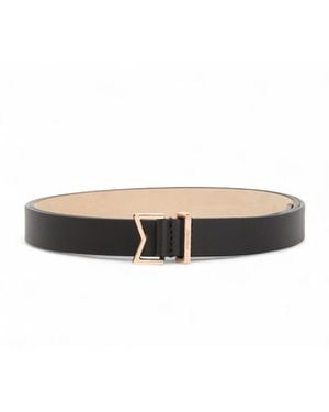Max Mara Logo Belt - White