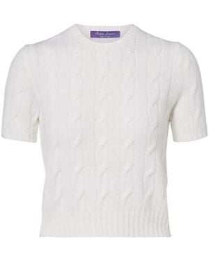 Ralph Lauren Cable-Knit Cashmere Jumper - White