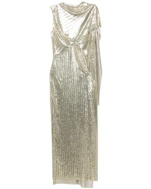 Rabanne Draped Chainmail Dress - Multicolor