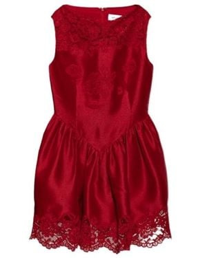 Self-Portrait Sleeveless Dress - Red