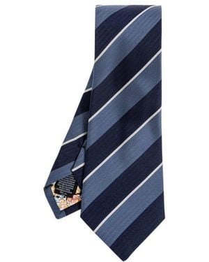 Paul Smith Pointed Tie - Blue