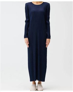 Pleats Please Issey Miyake Casual Dresses in Blue | Lyst