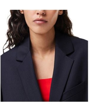Lacoste Oversized Blazer - Blue