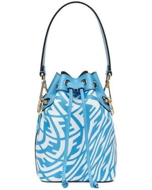 Fendi Mini Mon Tresor Bucket Bag - Blue