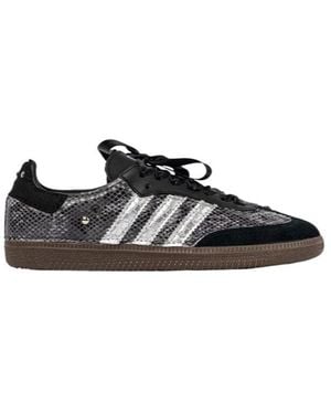 adidas Lace-Up Sneakers - Black