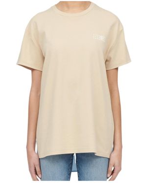 MM6 by Maison Margiela Short-Sleeved T-Shirt - Natural