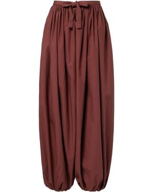 Christopher Esber Cotton Balloon Trousers - Purple