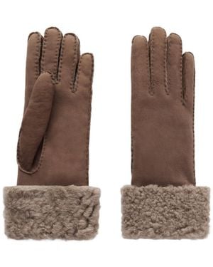 Brunello Cucinelli Five Finger Gloves - Brown