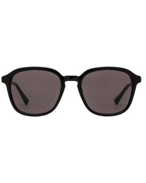 Bottega Veneta Eyewear Square Frame Sunglasses - Metallic