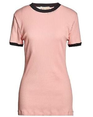 Marni Oversized Solid Colour Short-Sleeve T-Shirt - Pink