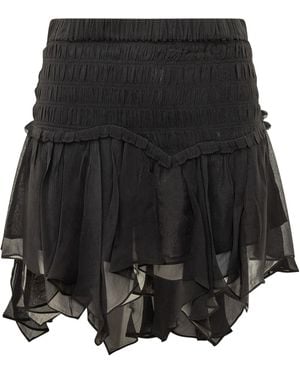 Isabel Marant Isabel Marant Étoile Fiala Ruffled Skirt - Black
