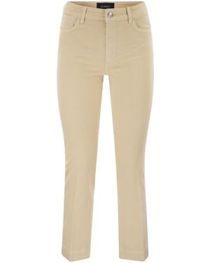 Sportmax Enna Cropped Jeans - Natural