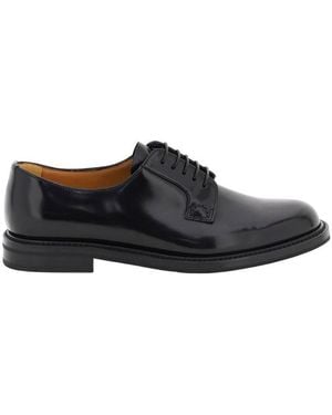 Church's Shannon Round Toe Derby Shoes - Black