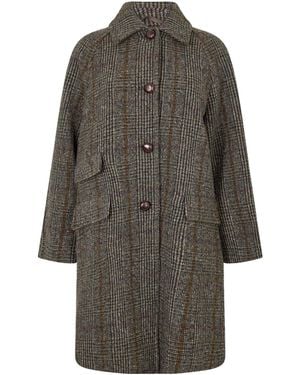 Weekend by Maxmara Printed Coat - Gray