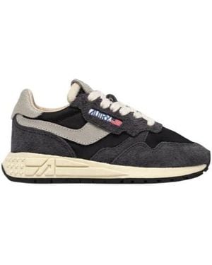 Autry Lace-Up Sneakers - Black