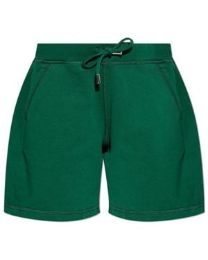 DSquared² Logo Detailed Drawstring Shorts - Green