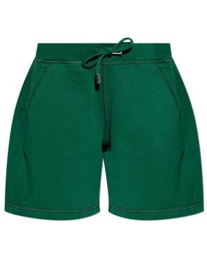 DSquared² Logo Detailed Drawstring Shorts - Green