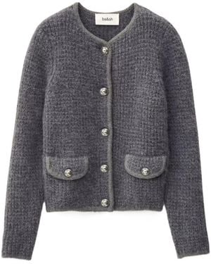 Ba&sh Button-Front Cardigan - Gray