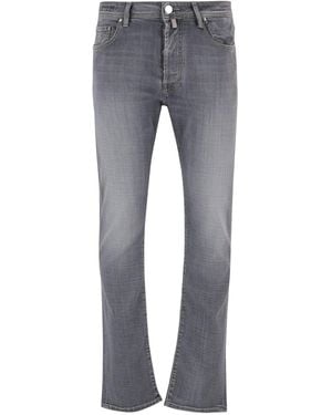 Jacob Cohen Washed Slim-Fit Jeans - Gray