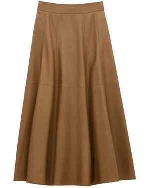 Saint Laurent Long Skirt - Brown
