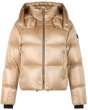 Moose Knuckles Hooded Down Jacket - Natural