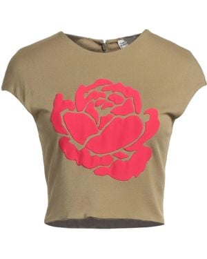 Tory Burch Casual Cropped Tshirt - Pink