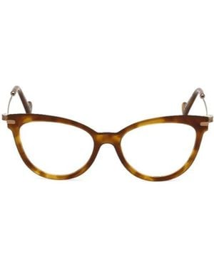 Moncler Eyewear Cat-Eye Glasses - Metallic