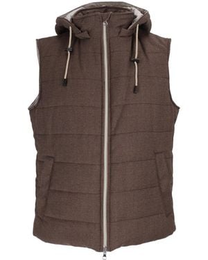 Lubiam Sleeveless Vest - Brown