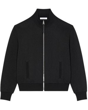 Givenchy Herringbone Sweatshirt With Jacquard - Black