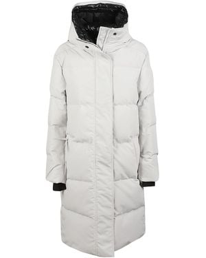 Canada Goose Louise Hooded Down Jacket - White