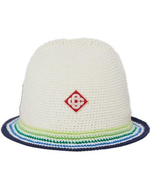 CASABLANCA Bucket Hat Cotton - White