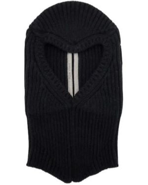 Rick Owens Ribbed Knit Hat - Blue