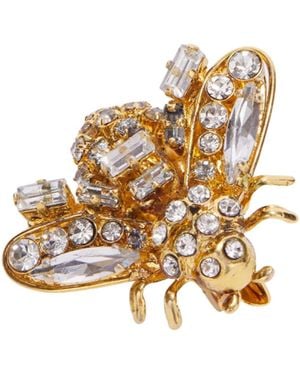 Ermanno Scervino Bee Brooch - Metallic