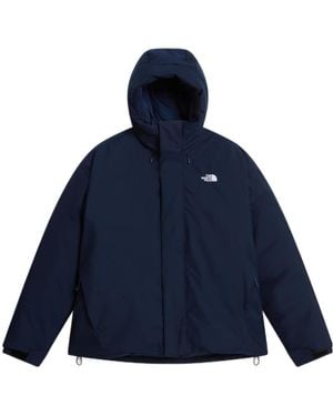 The North Face Long-Sleeved Cotton-Padded Jacket - Blue