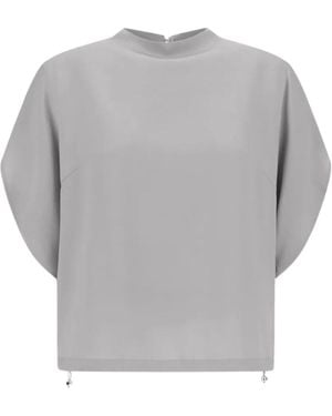 Herno Satin Resort-Style Shirt - Gray