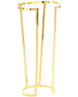 Elisabetta Franchi Hollow Wide Bracelet - Metallic
