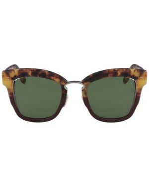 Ferragamo Logo Sunglasses - Green