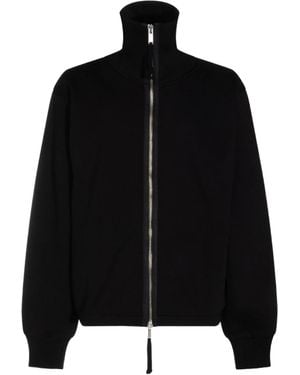 Thom Krom Knitted Zip-Up Jacket - Black